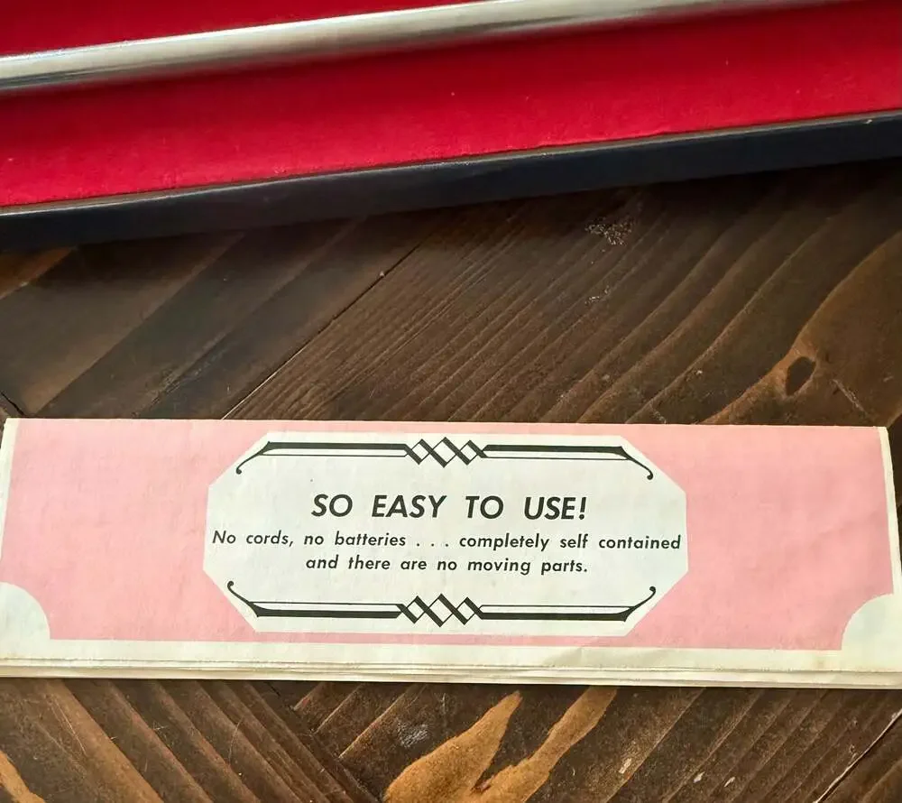 Vintage The Hot Rod Cooking Pin with Original Box and Instructions